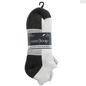 West Loop Men's 3 Pack Sport cushion Socks